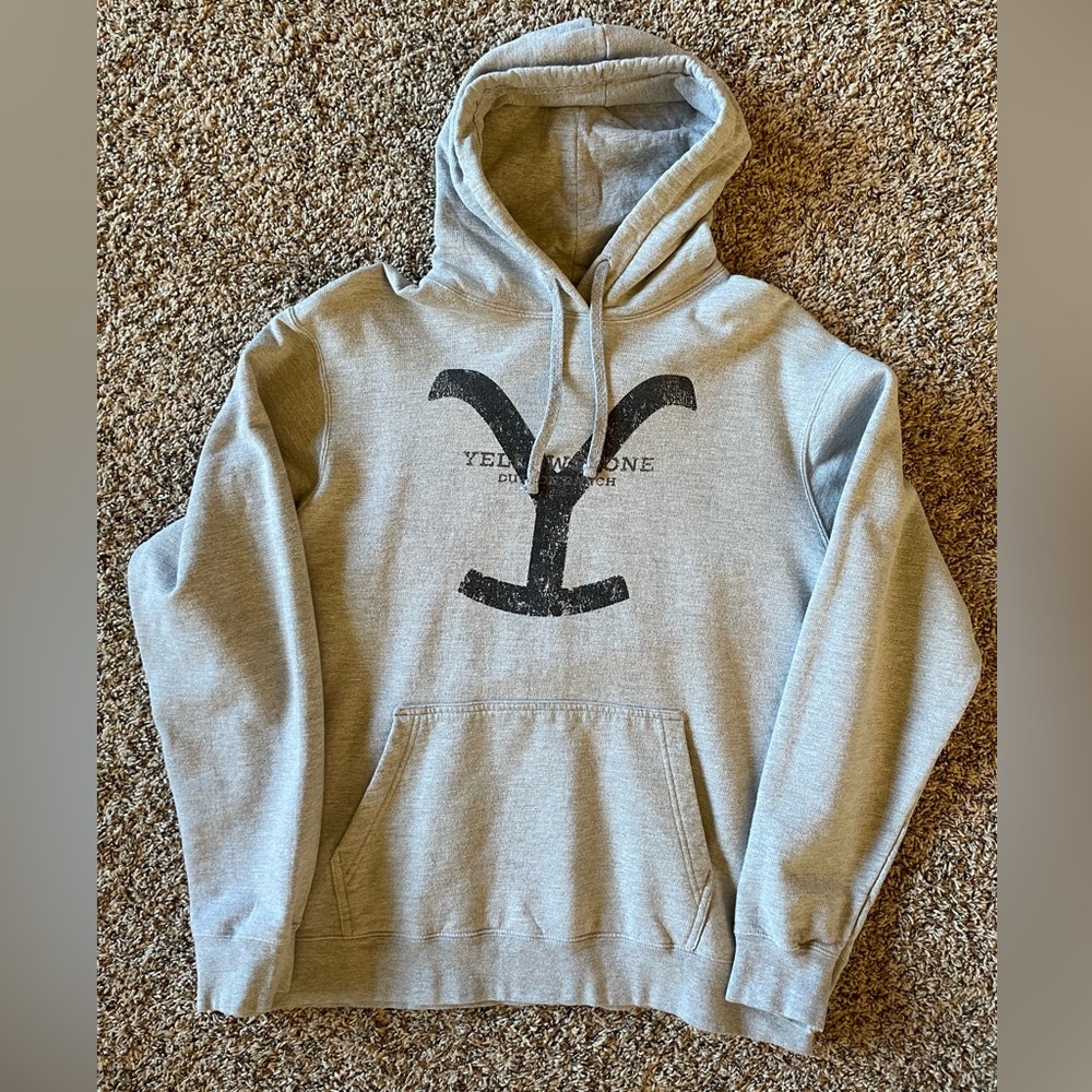 Yellowstone Dutton Ranch MTV Hooded Sweatshirt Hoodie Adult Size Large EUC
